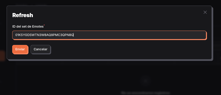 Cargar Emotes
